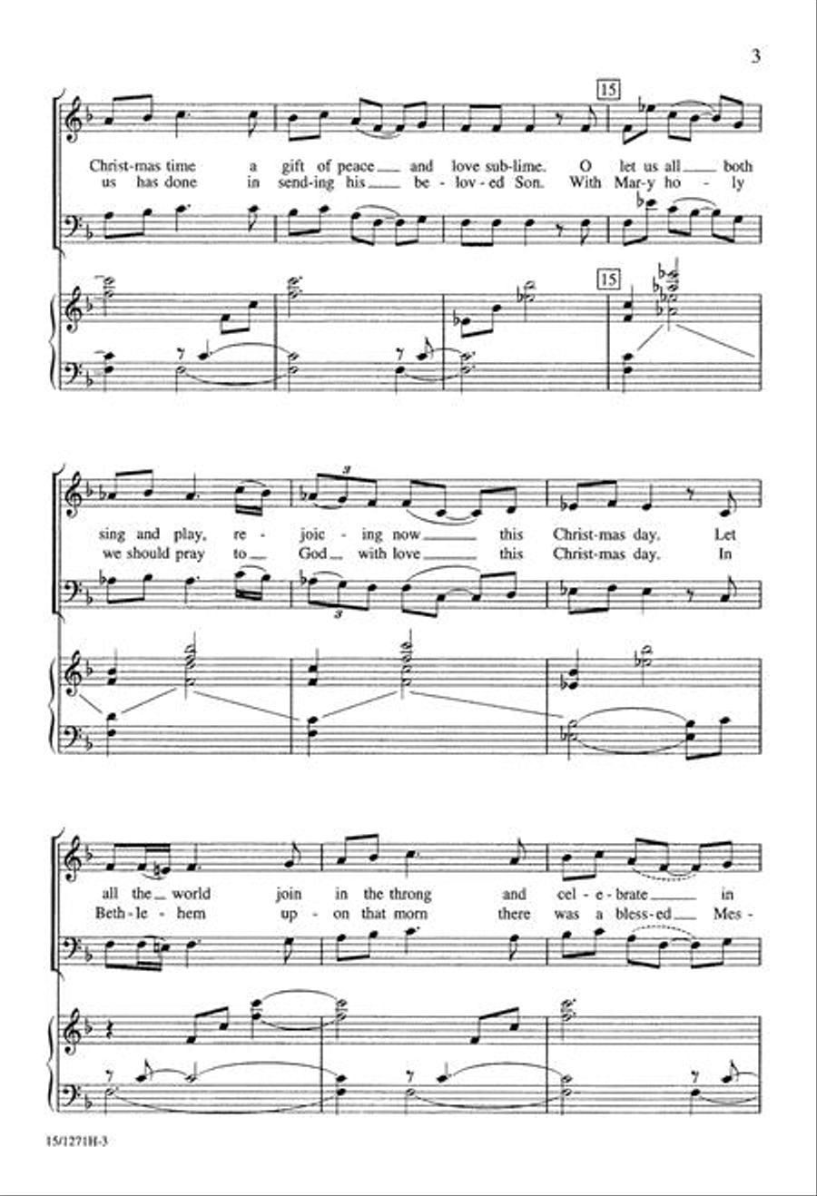 The Wexford Carol 4-Part scores gallery preview page 3