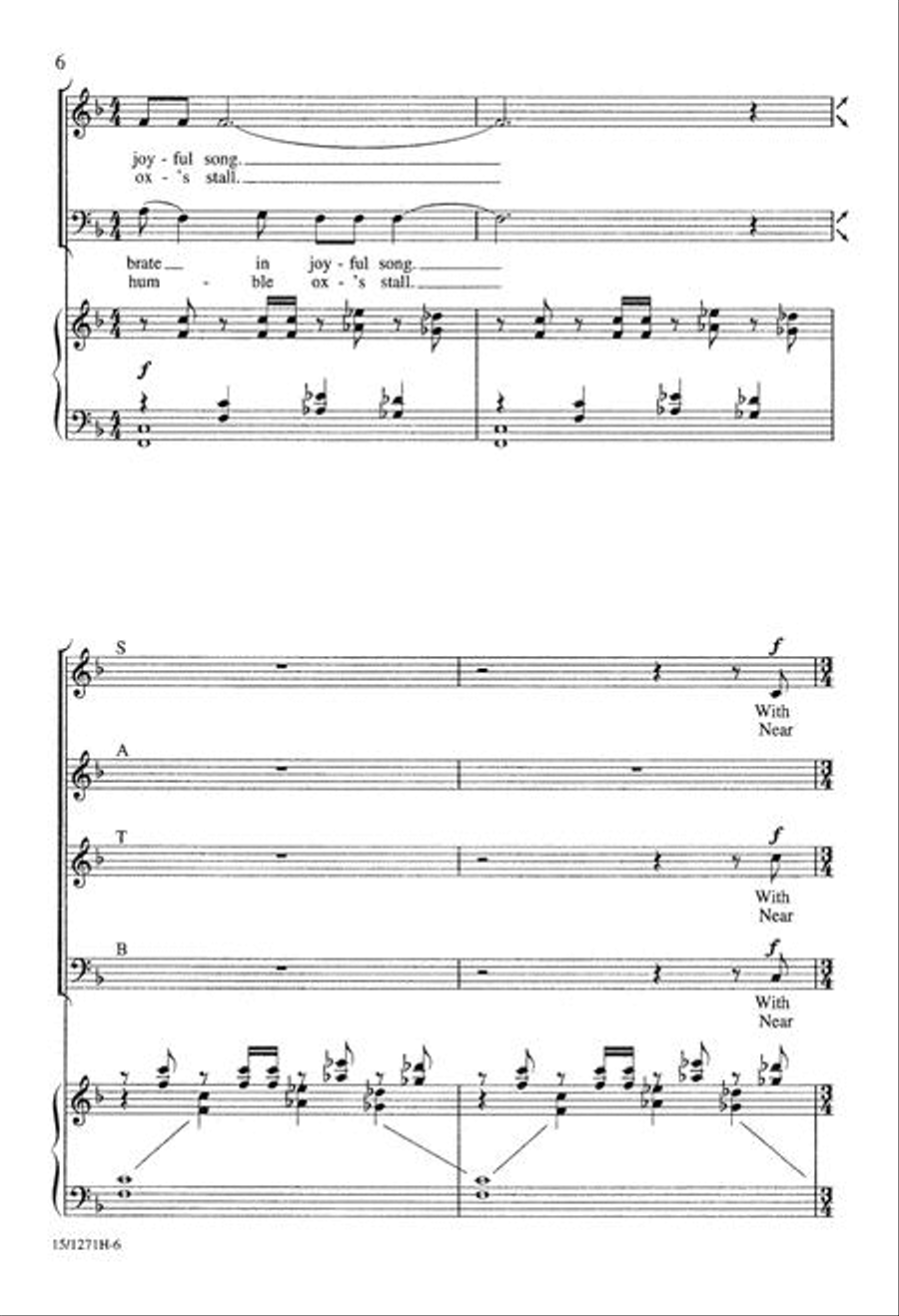 The Wexford Carol 4-Part scores gallery preview page 6