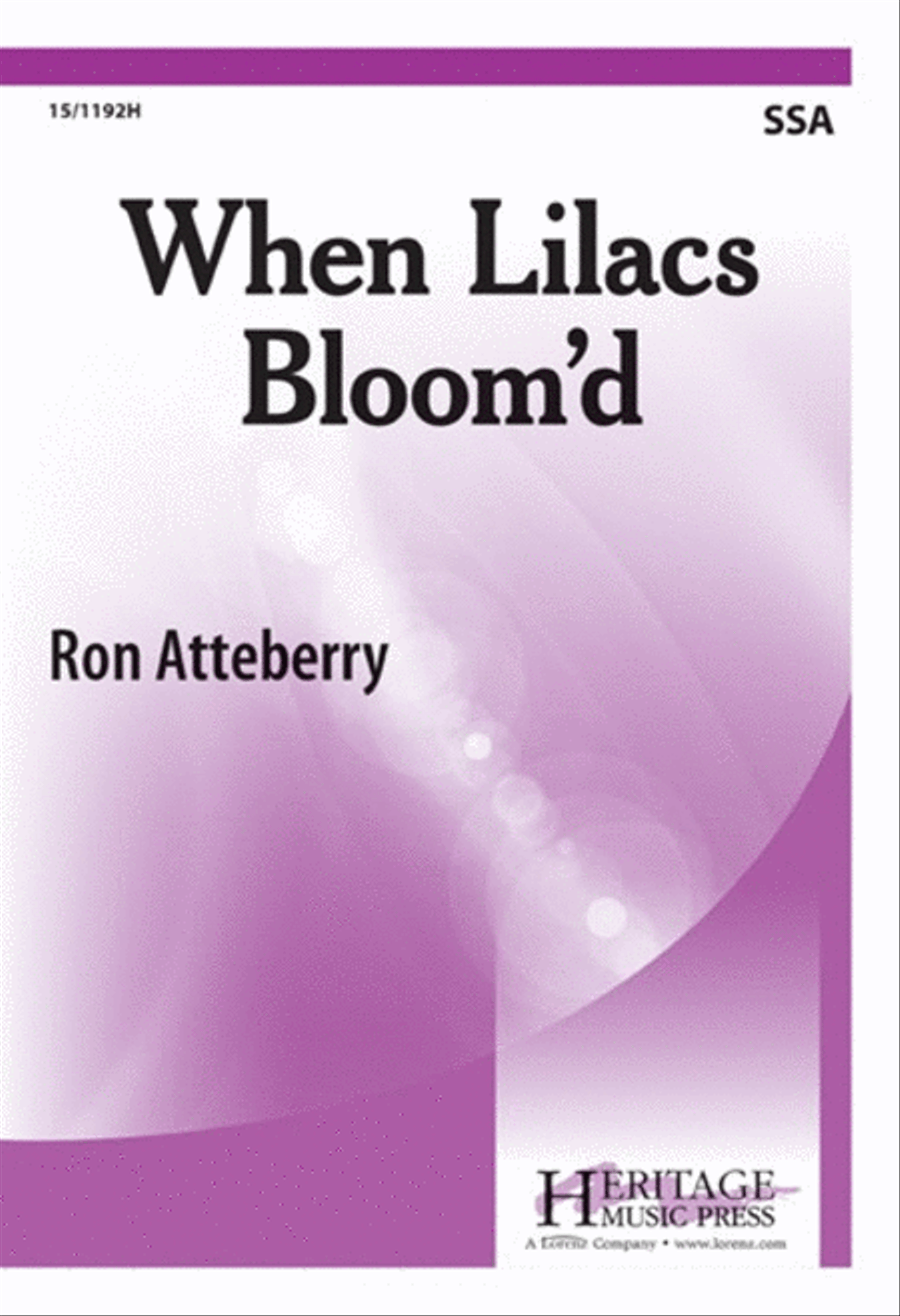 When Lilacs Bloomd When Lilacs Bloomd SSA scores gallery preview page 1