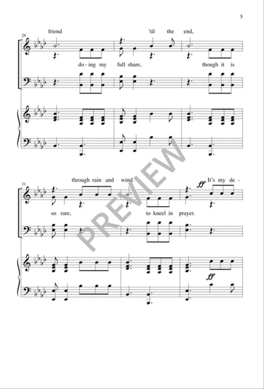 It's My Desire It's My Desire 4-Part scores gallery preview page 6