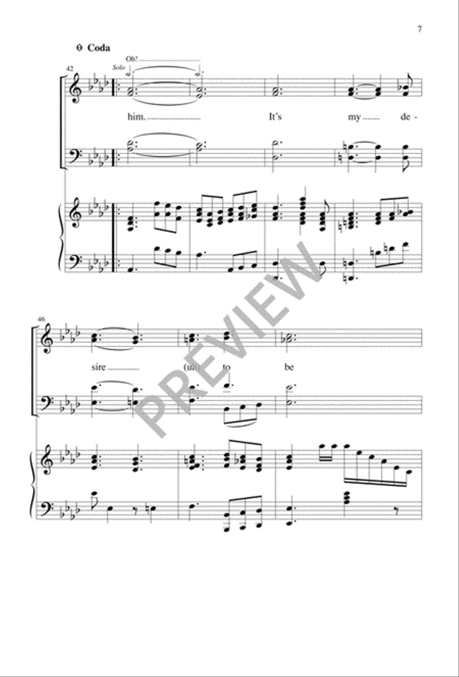 It's My Desire It's My Desire 4-Part scores gallery preview page 8