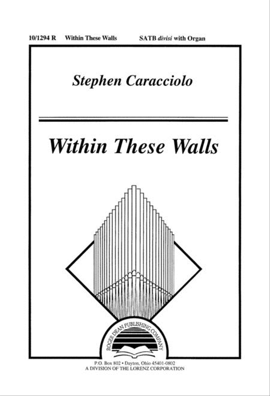 Within These Walls 4-Part scores gallery preview page 1