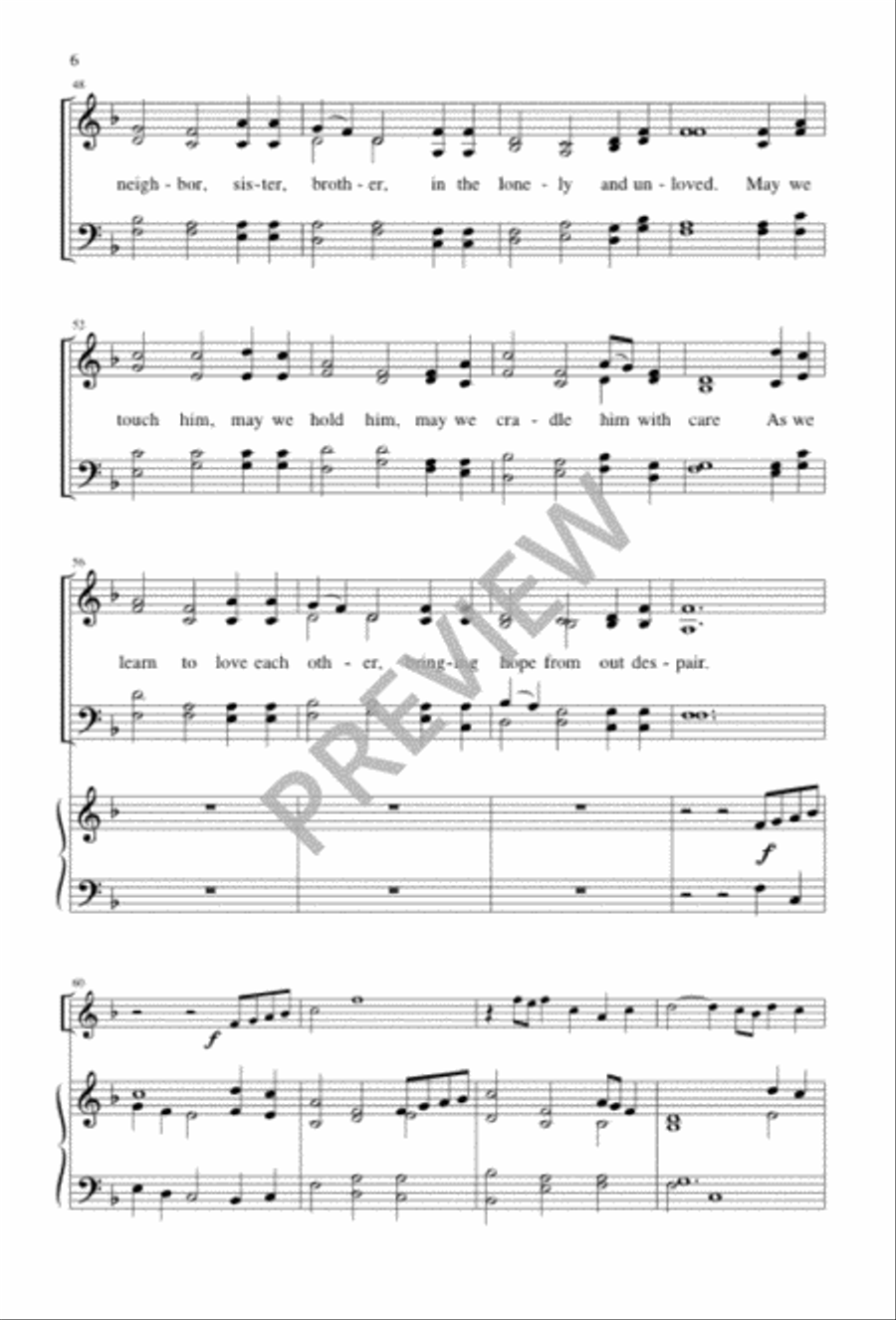 Epiphany Carol Epiphany Carol 4-Part scores gallery preview page 6
