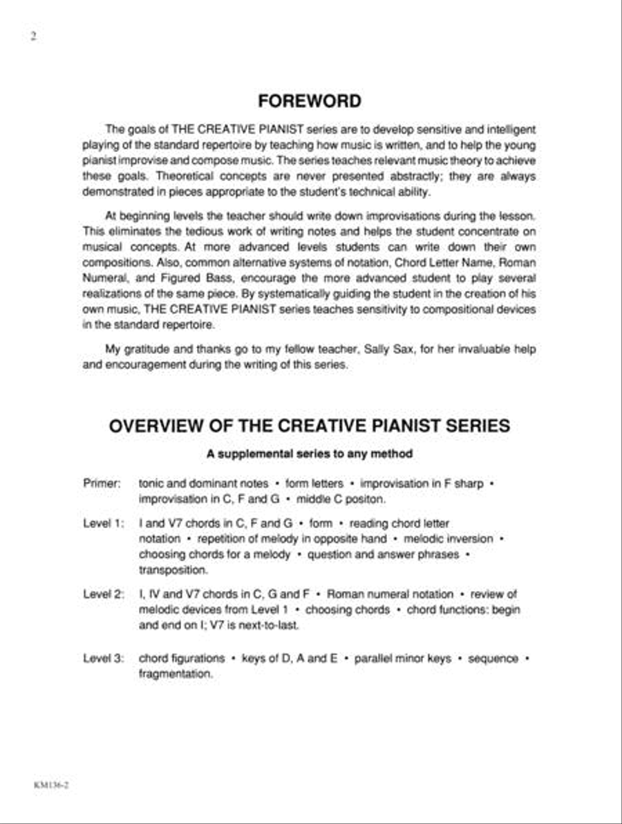 The Creative Pianist Book 1 Piano Method scores gallery preview page 2