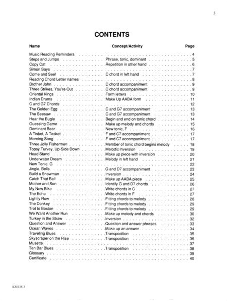 The Creative Pianist Book 1 Piano Method scores gallery preview page 3