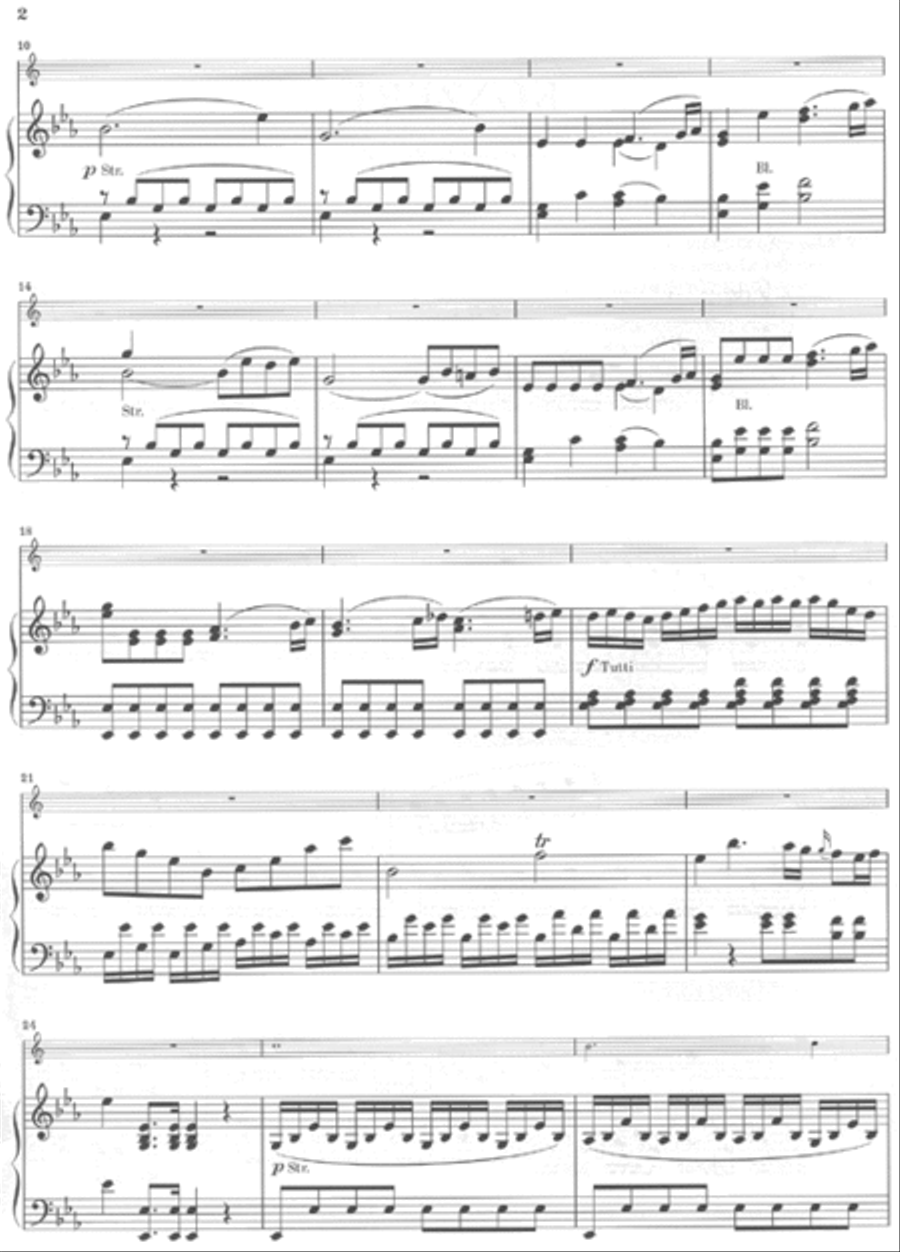 Concerto for Horn and Orchestra No. 2 in E-Flat Major, K.417 Piano Accompaniment scores gallery preview page 3