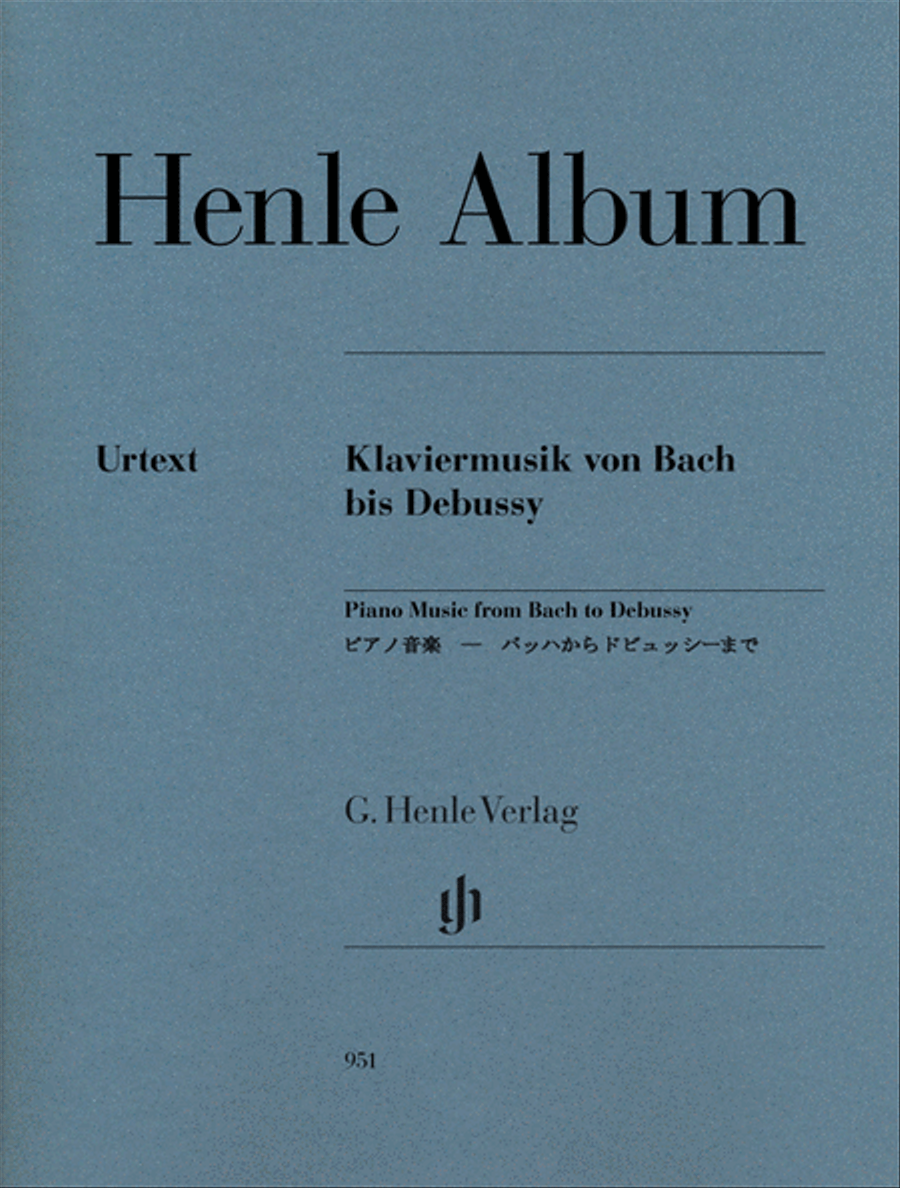 Henle Album – Piano Music from Bach to Debussy Piano Solo scores gallery preview page 1