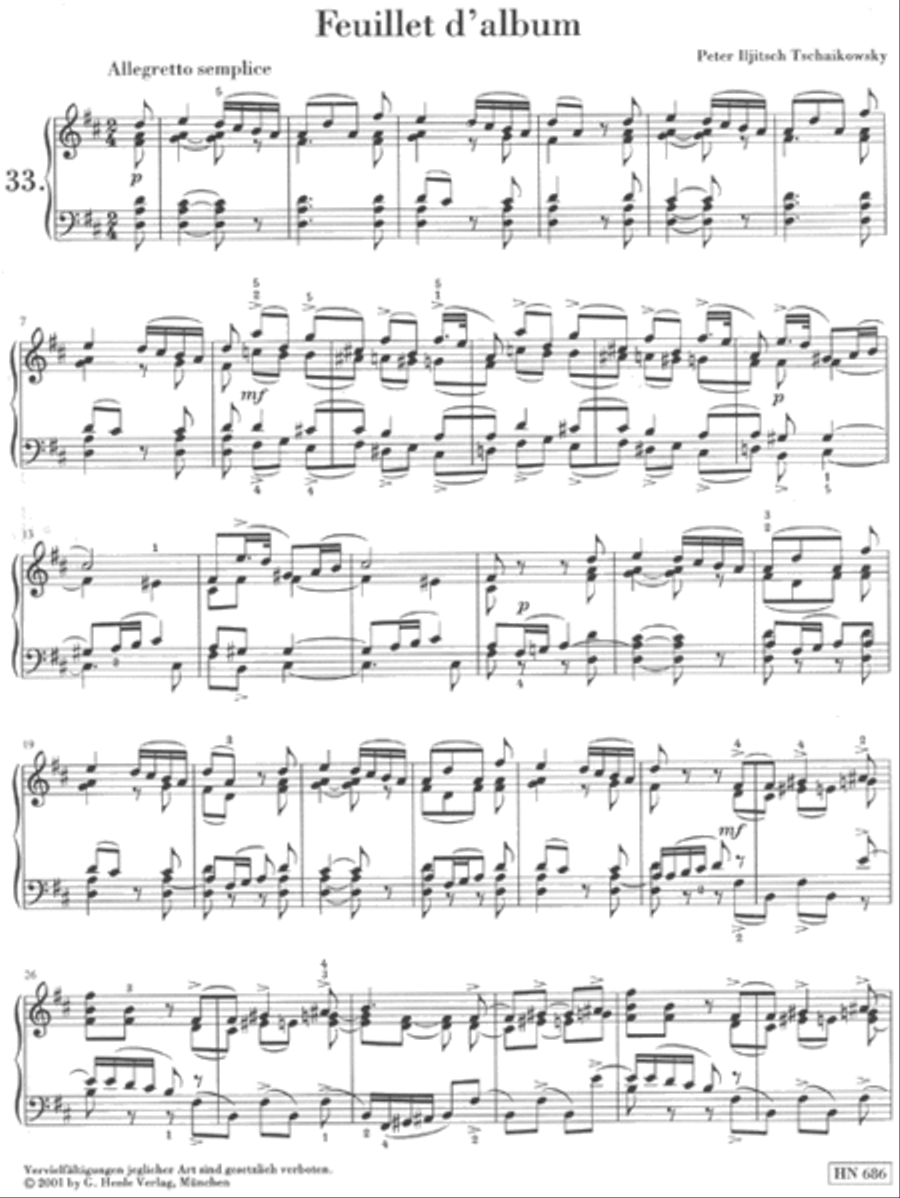Henle Album – Piano Music from Bach to Debussy Piano Solo scores gallery preview page 11