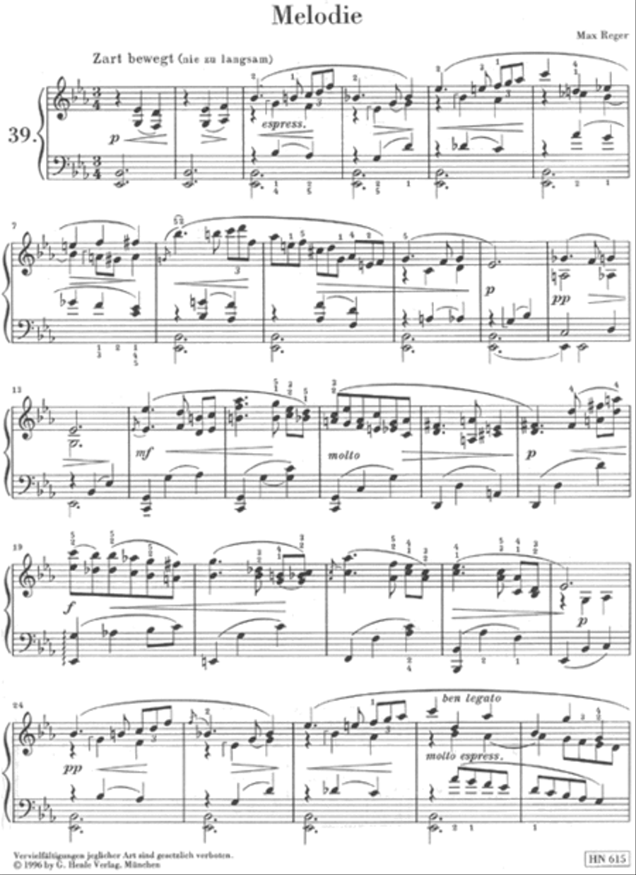 Henle Album – Piano Music from Bach to Debussy Piano Solo scores gallery preview page 15