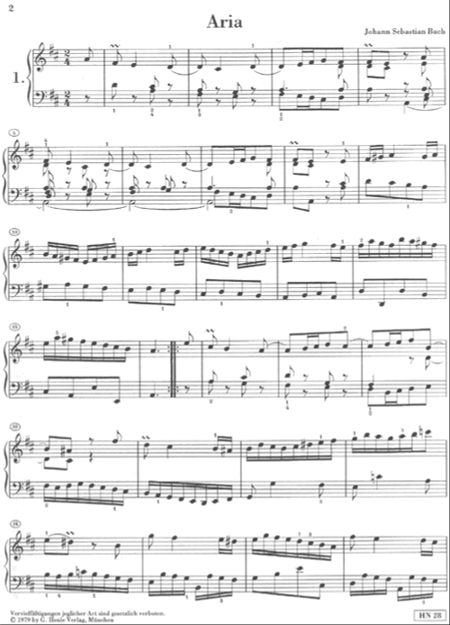 Henle Album – Piano Music from Bach to Debussy Piano Solo scores gallery preview page 2