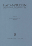 Haydn-Bibliographie 1991-2001
