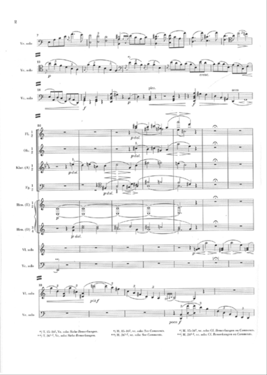 Double Concerto A minor Op. 102 Orchestra scores gallery preview page 3
