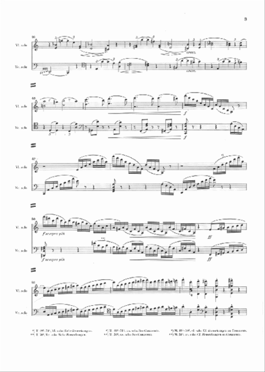 Double Concerto A minor Op. 102 Orchestra scores gallery preview page 4