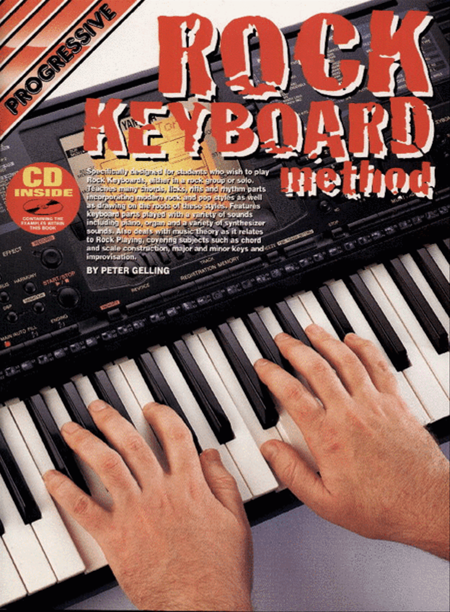 Progressive Rock Keyboard Method (Book/CD) by Peter Gelling Piano - Sheet Music