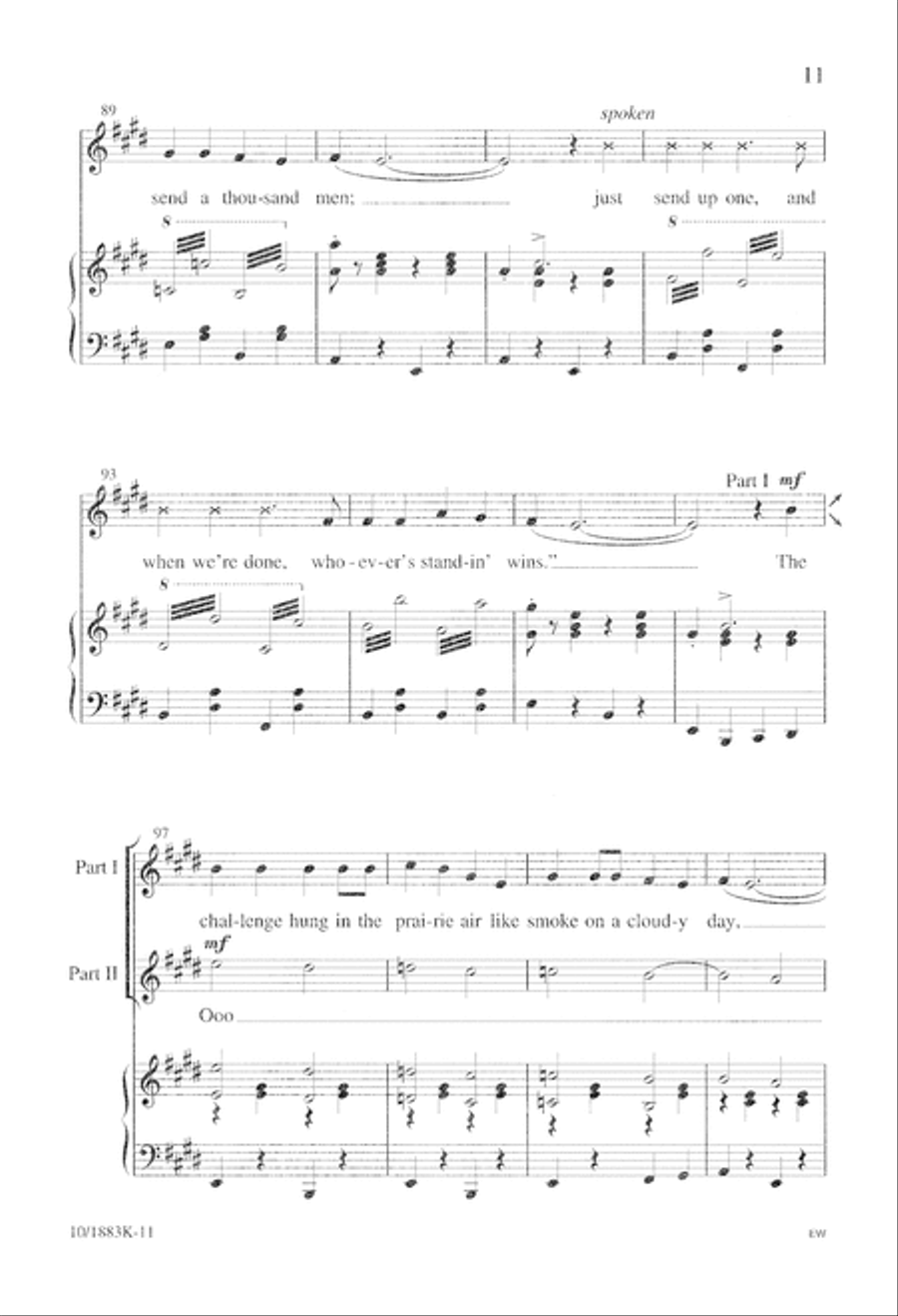 Five-Minute Musicals: David and Goliath Unison Choir scores gallery preview page 12
