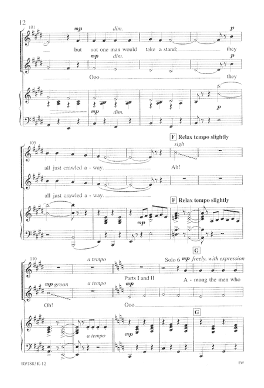 Five-Minute Musicals: David and Goliath Unison Choir scores gallery preview page 13