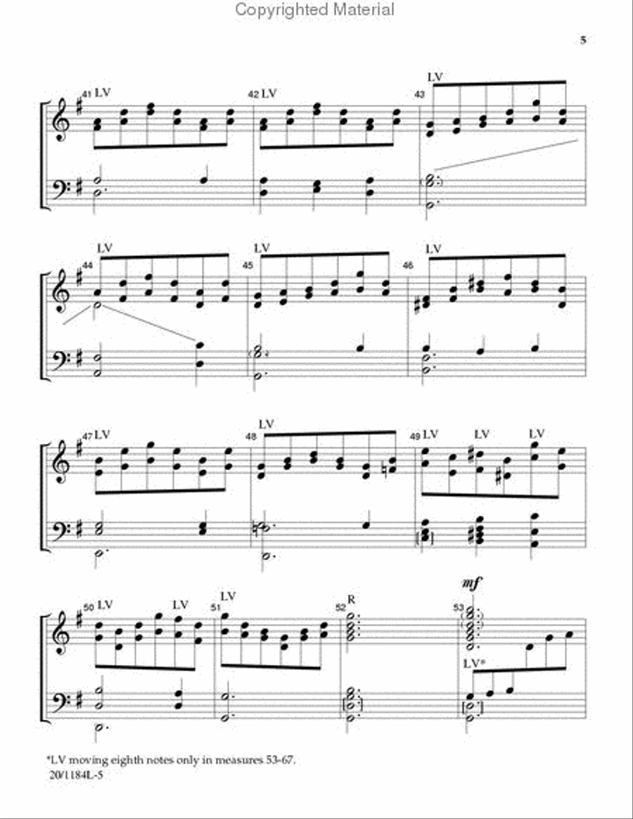 O How I Love Jesus 5-Octaves scores gallery preview page 5
