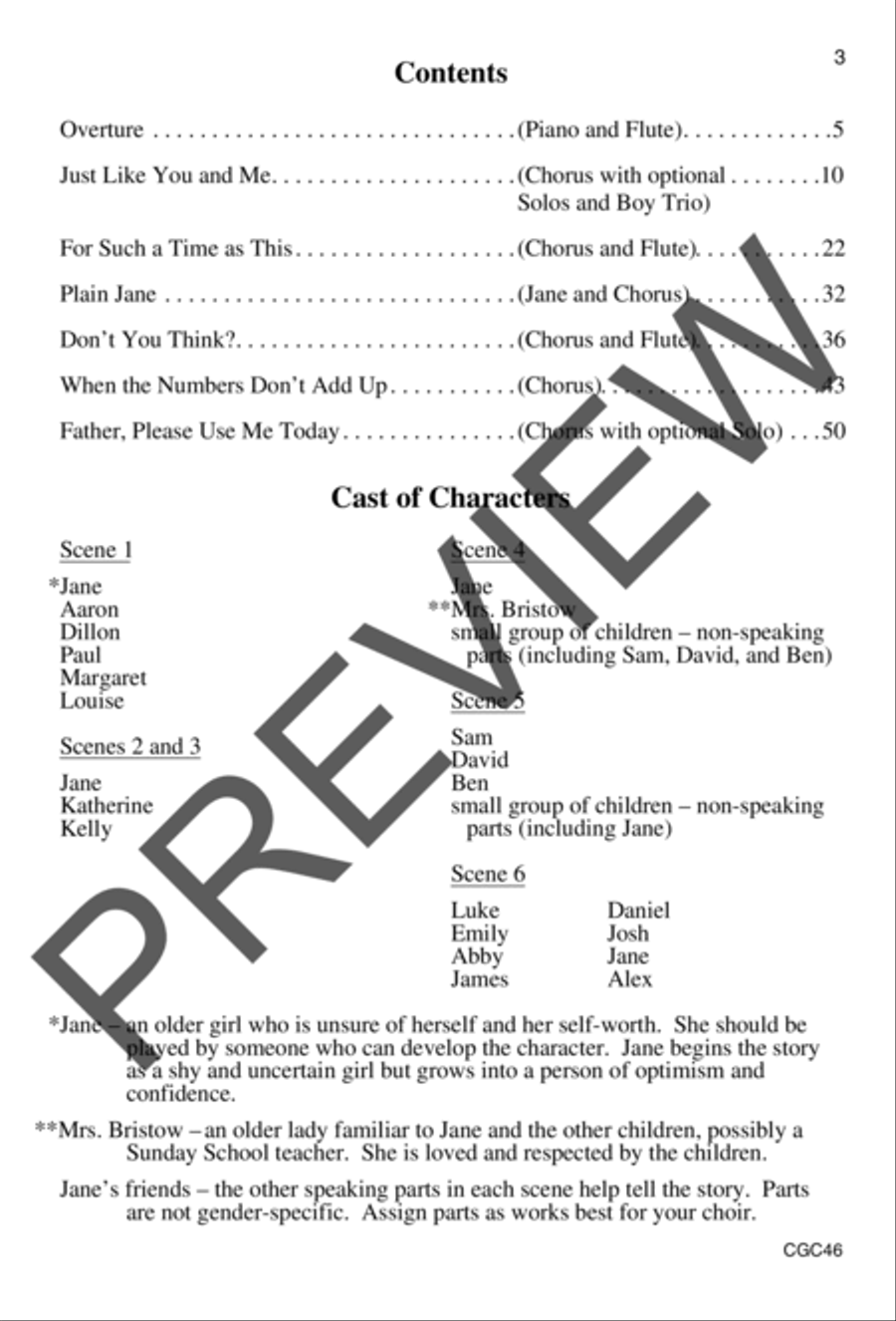 Just Like You and Me (Score) Unison Choir scores gallery preview page 4