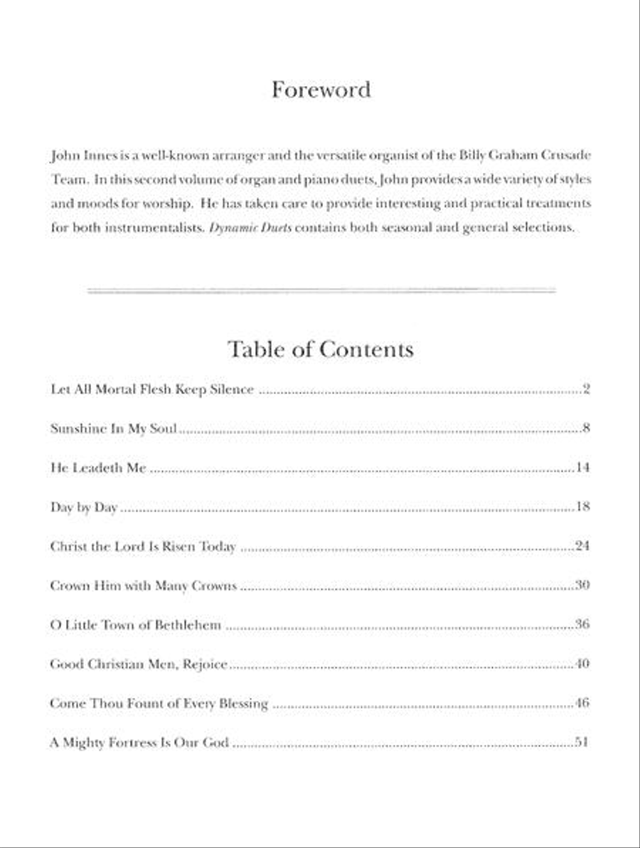 Dynamic Duets Vol 2 Organ scores gallery preview page 2