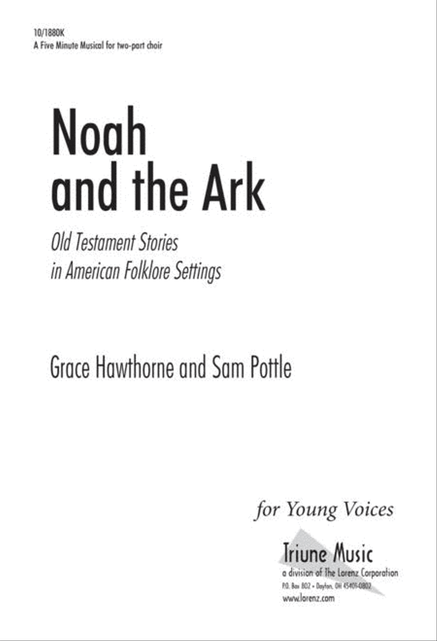 Five-Minute Musicals: Noah and the Ark Unison Choir scores gallery preview page 1