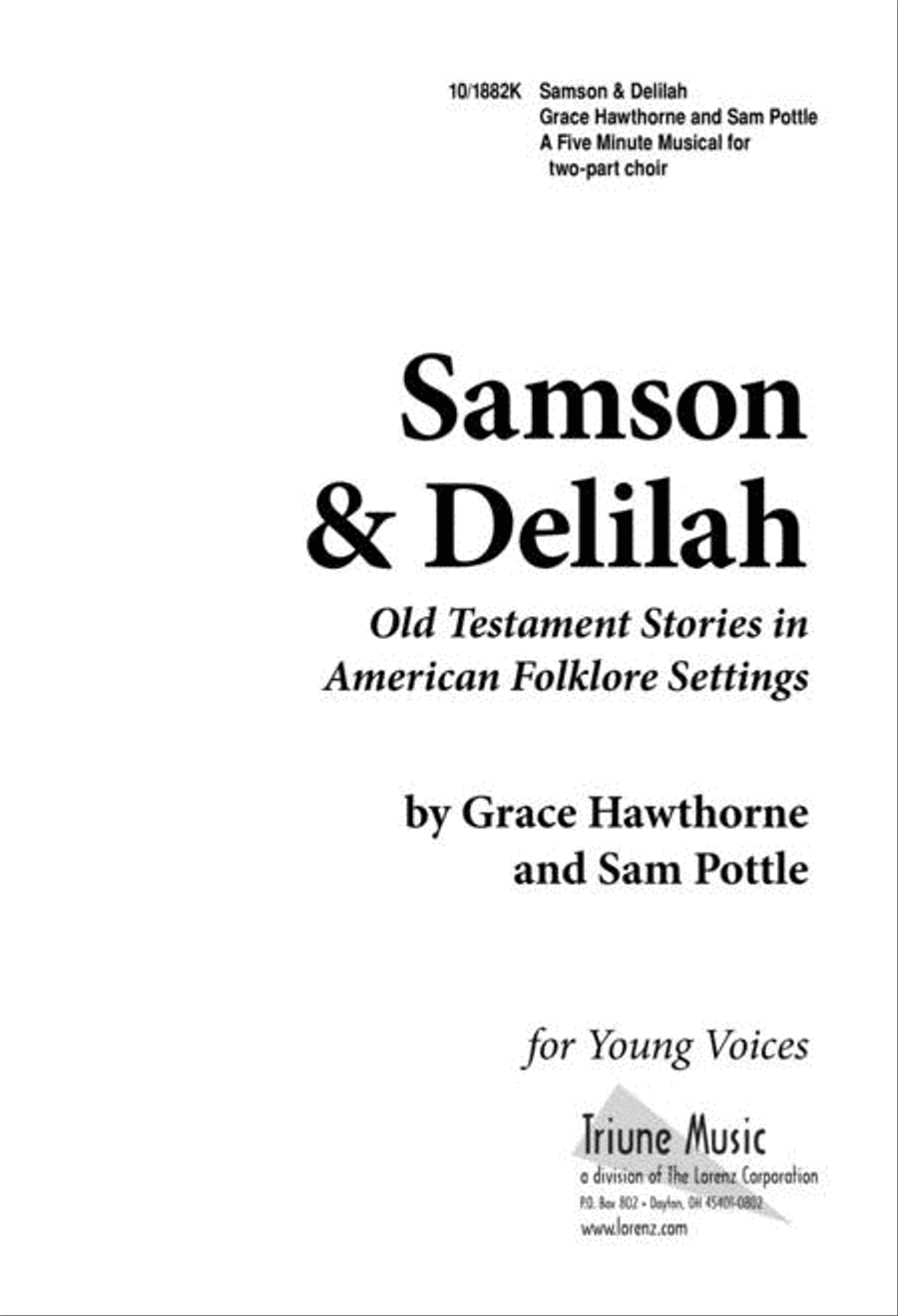 Five-Minute Musicals: Samson and Delilah Unison Choir scores gallery preview page 1