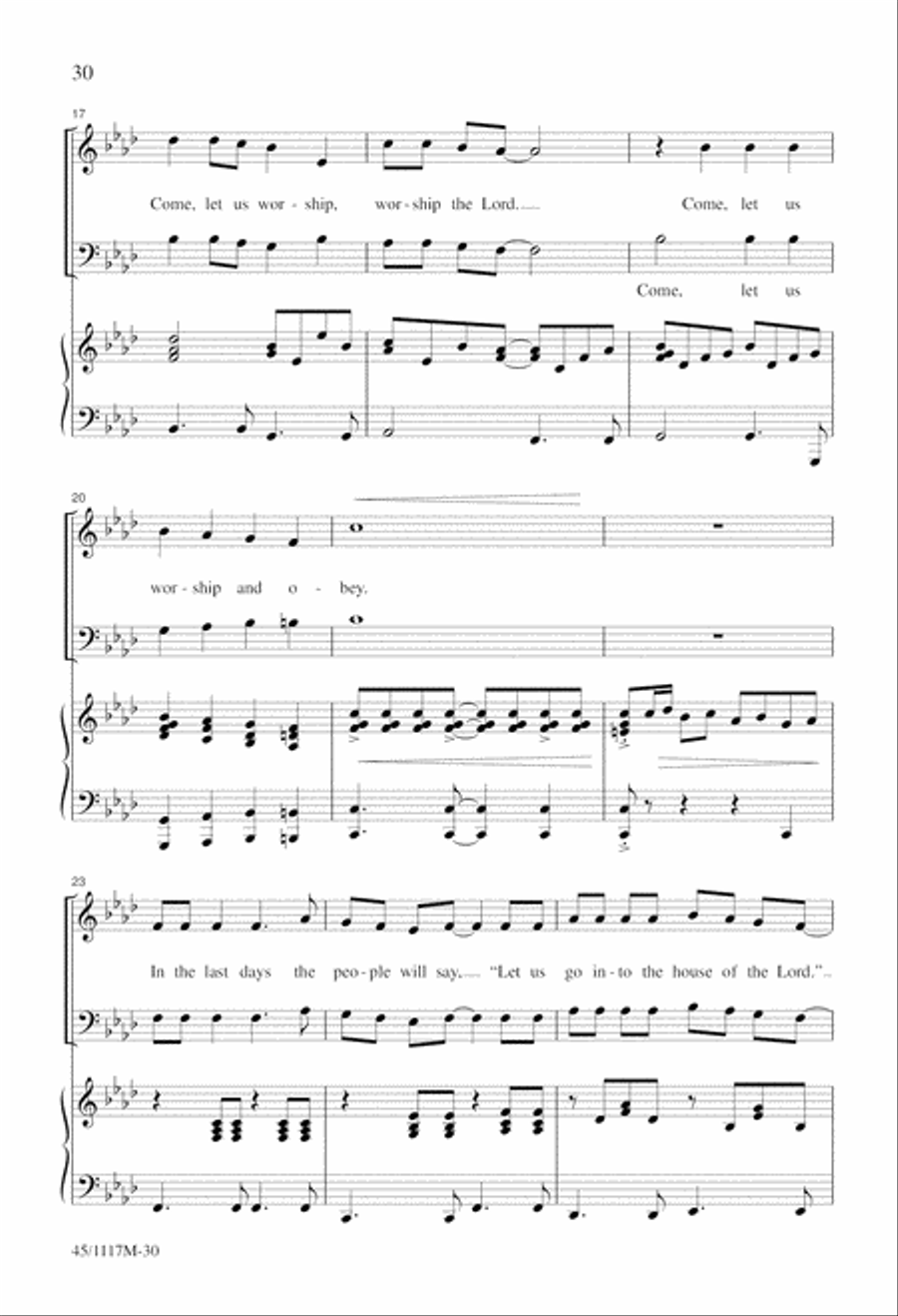 A Call to Praise A Call to Praise 2-Part scores gallery preview page 33
