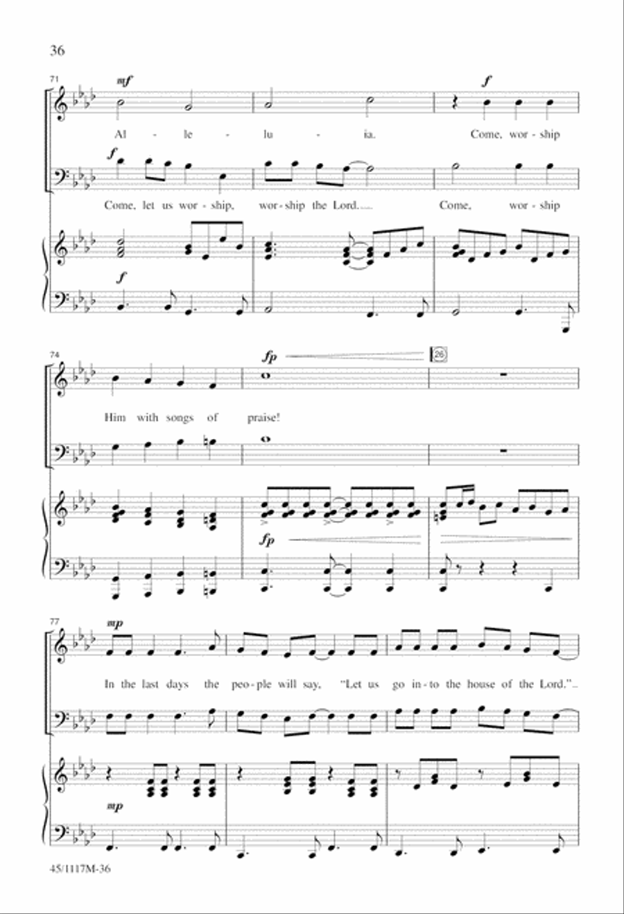 A Call to Praise A Call to Praise 2-Part scores gallery preview page 39