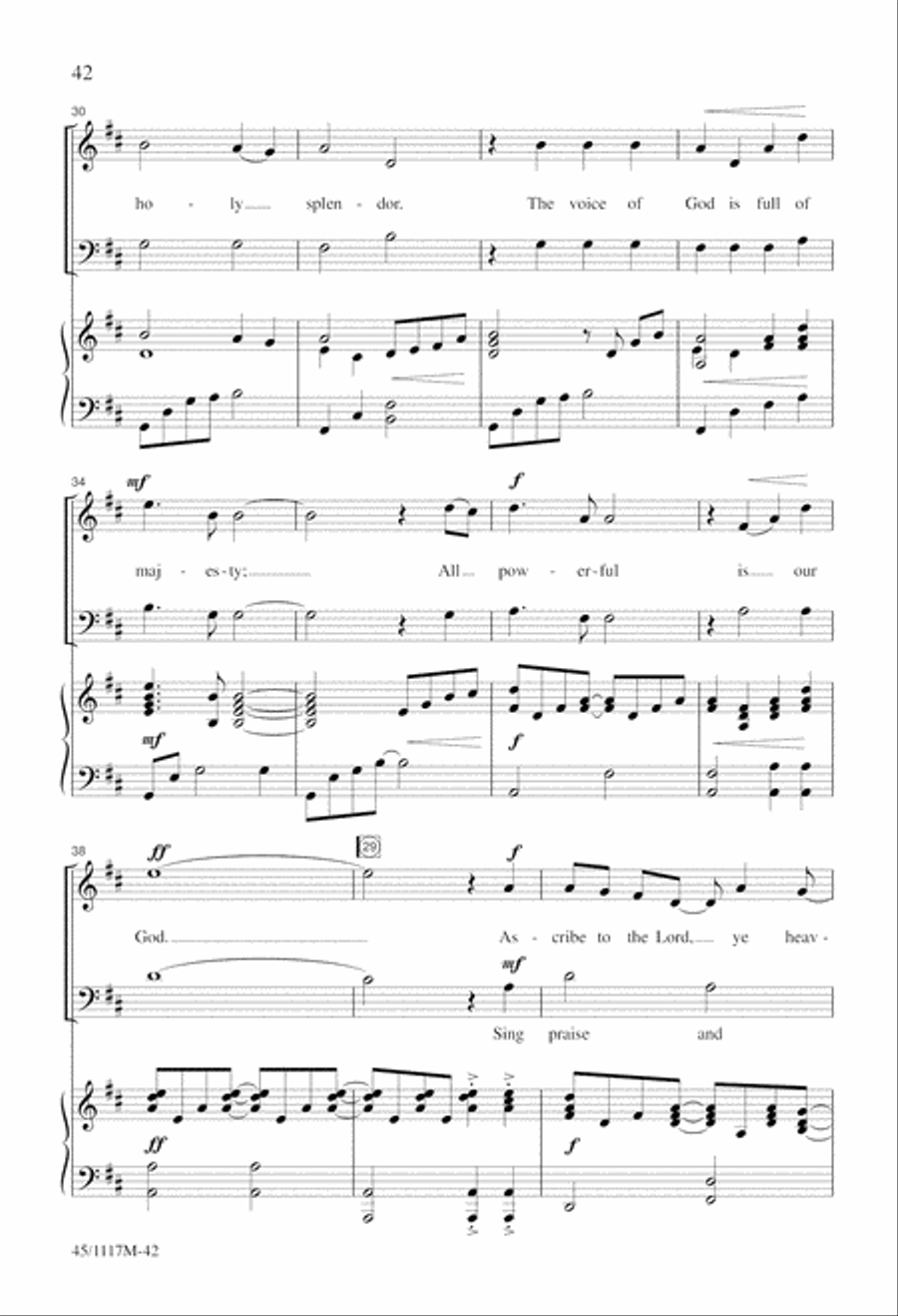 A Call to Praise A Call to Praise 2-Part scores gallery preview page 45