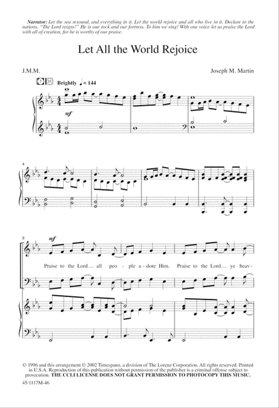 A Call to Praise A Call to Praise 2-Part scores gallery preview page 49