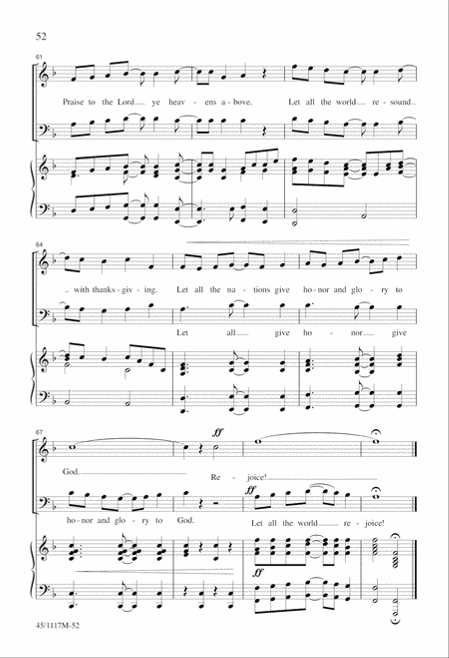 A Call to Praise A Call to Praise 2-Part scores gallery preview page 55