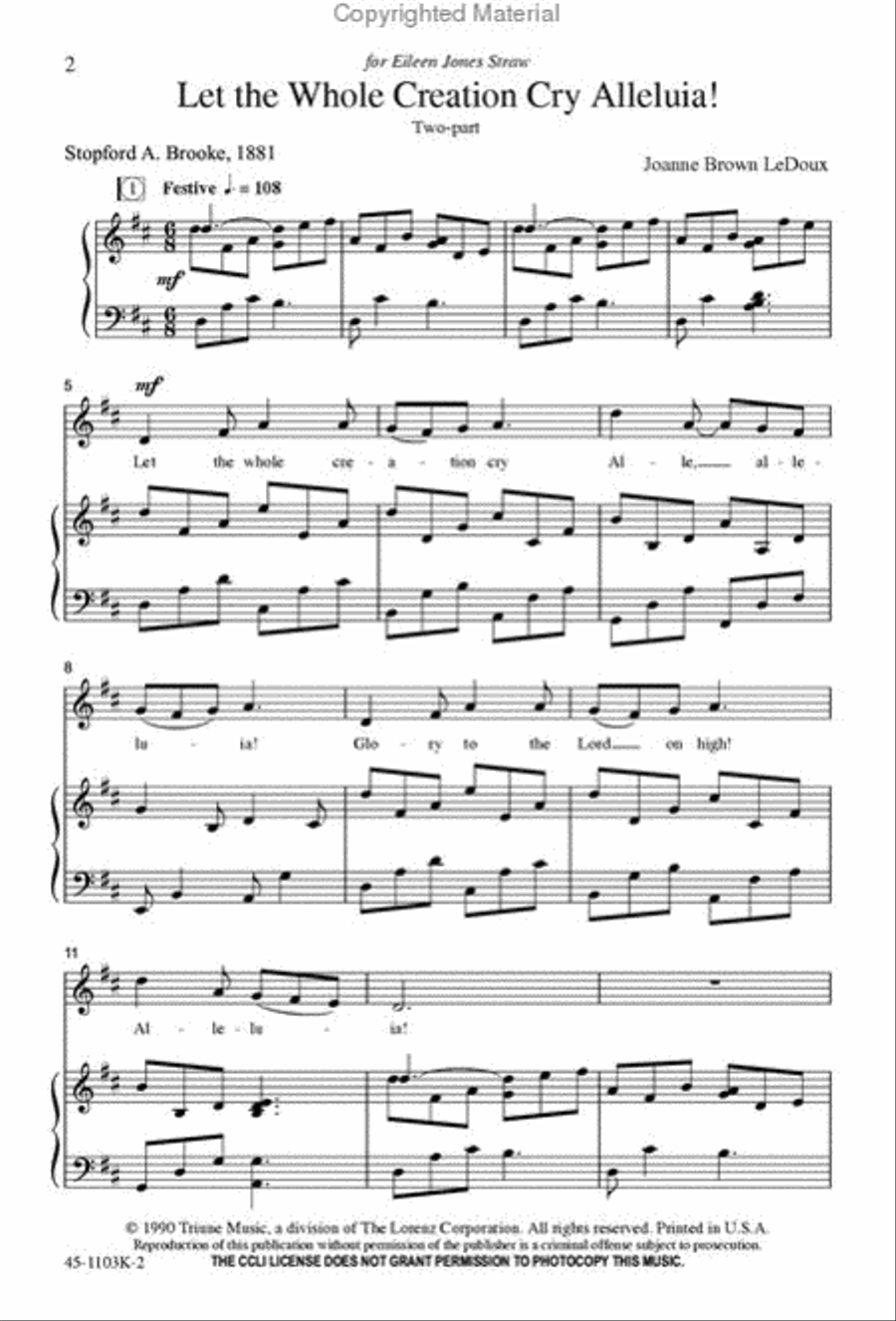 Children Sing! Children Sing! Choir scores gallery preview page 2