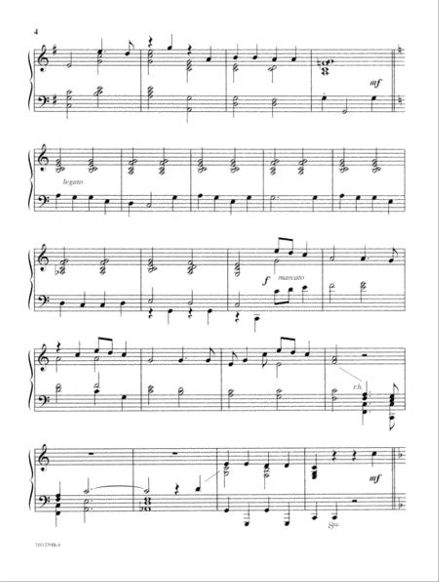 Americana Piano Solo scores gallery preview page 4