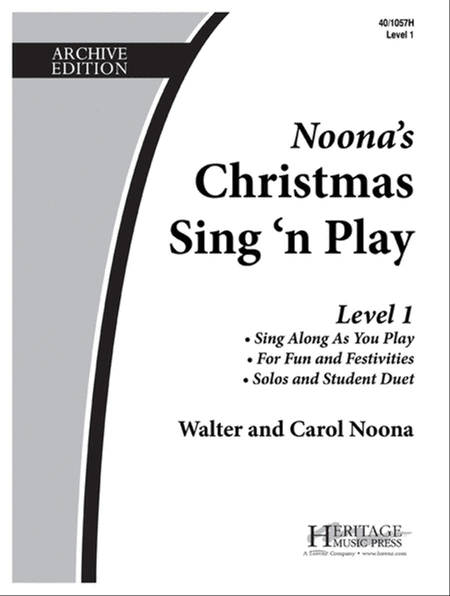 Christmas Sing 'n Play - Level 1 Easy Piano scores gallery preview page 1