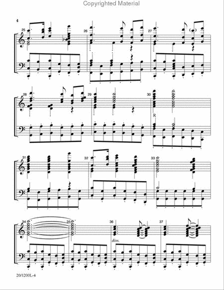 All Hail the Power of Jesus' Name 5-Octaves scores gallery preview page 4