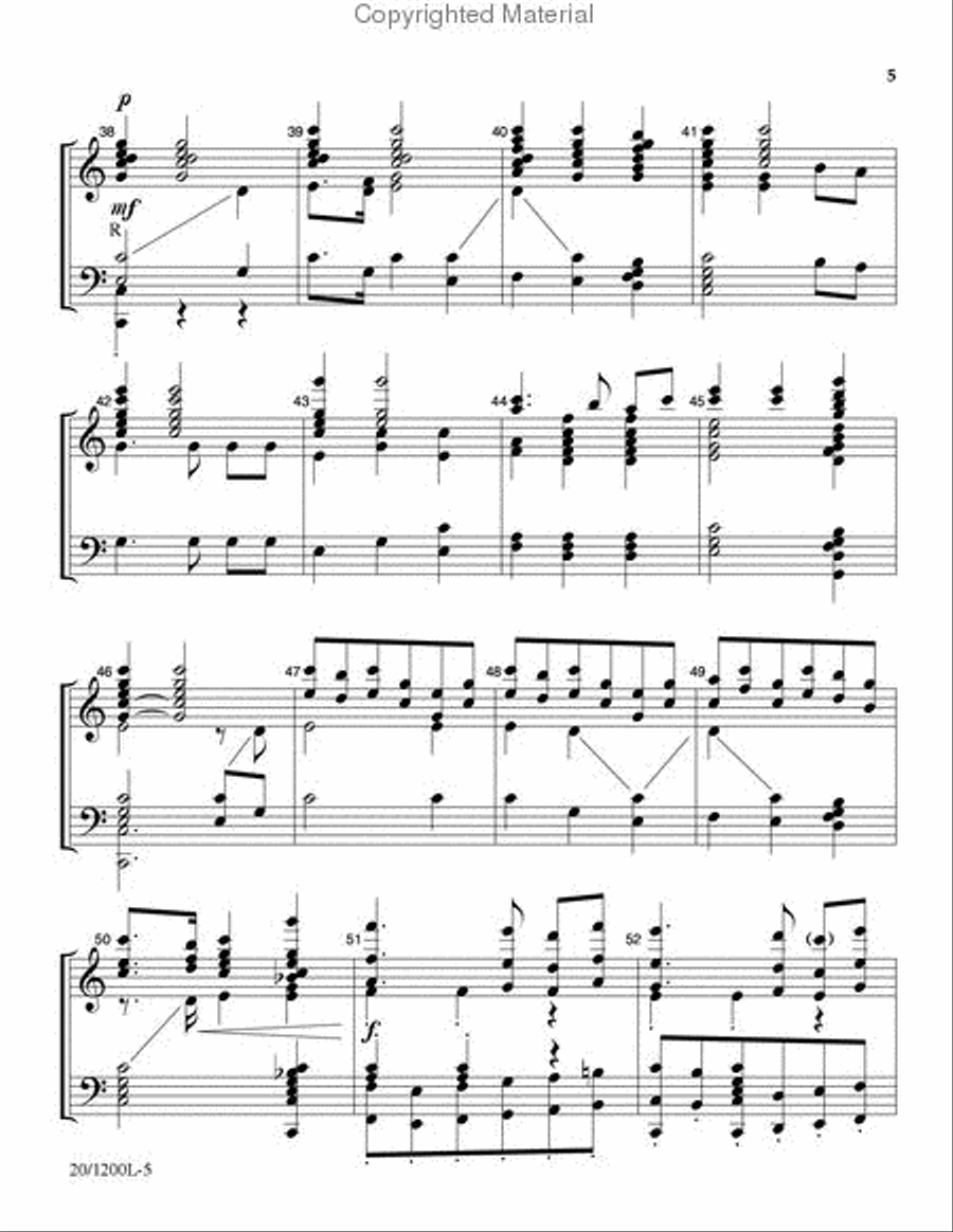 All Hail the Power of Jesus' Name 5-Octaves scores gallery preview page 5