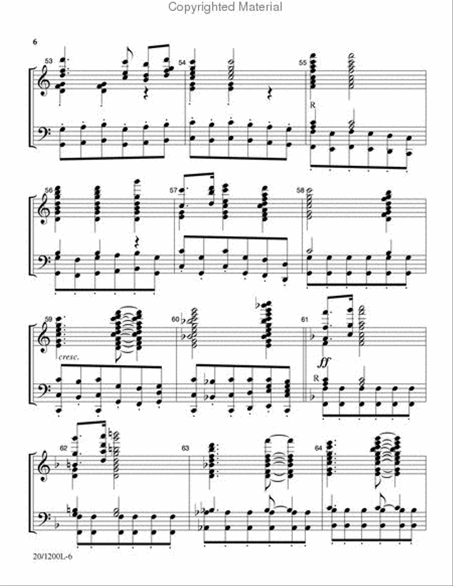 All Hail the Power of Jesus' Name 5-Octaves scores gallery preview page 6