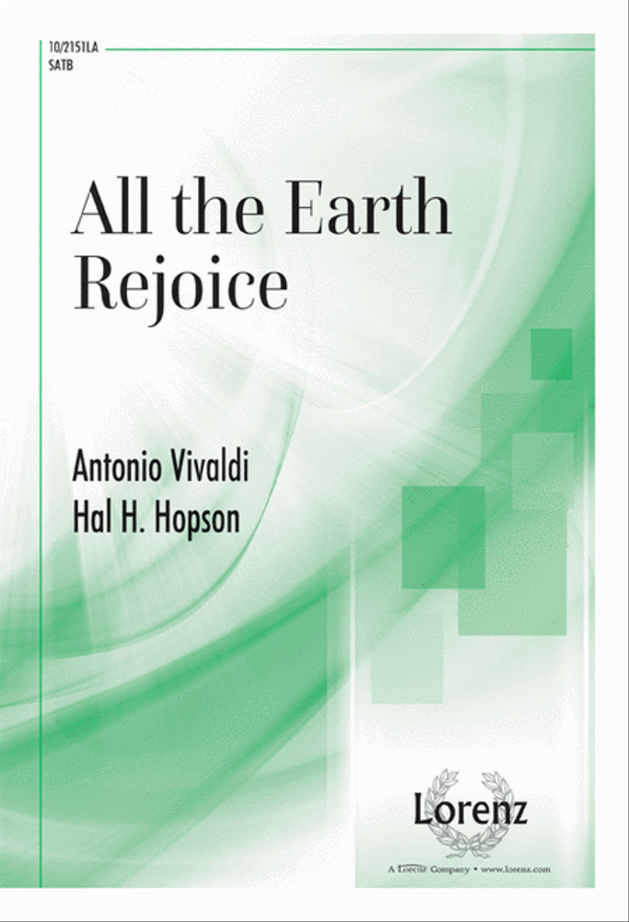 All the Earth Rejoice 4-Part scores gallery preview page 1
