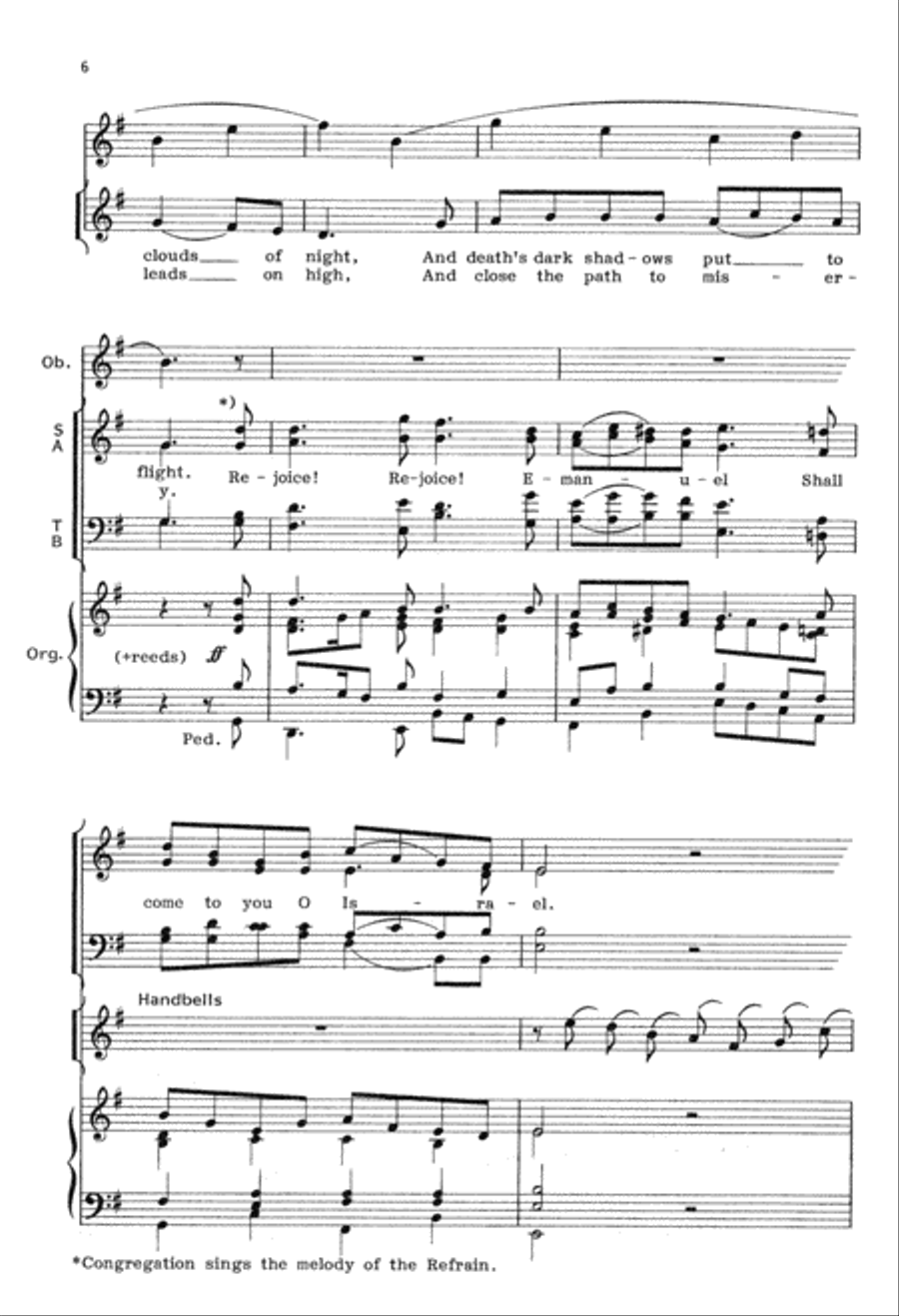 Oh Come, Oh Come, Emmanuel 4-Part scores gallery preview page 7