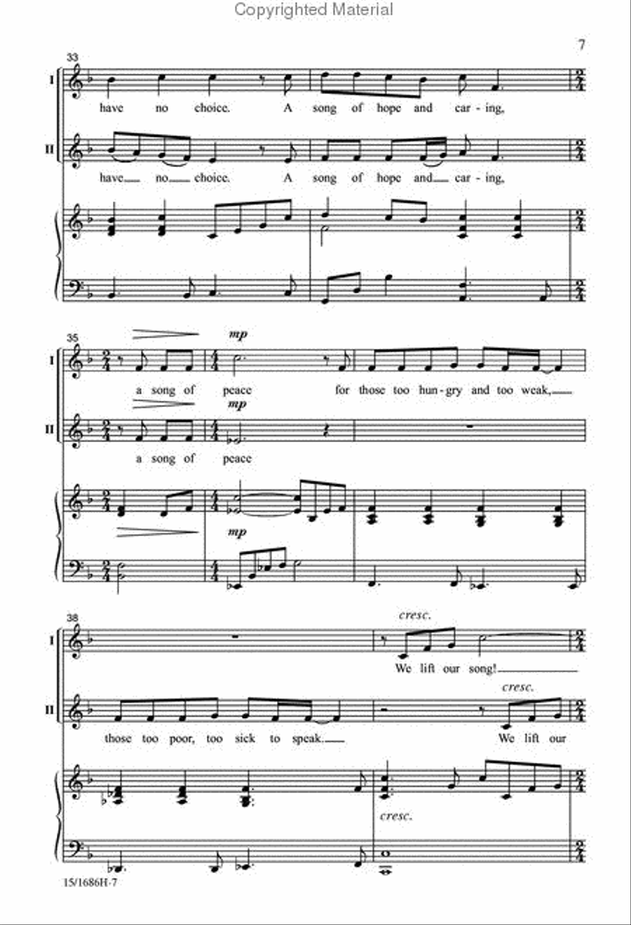 We Sing for the Children We Sing for the Children 3-Part scores gallery preview page 7