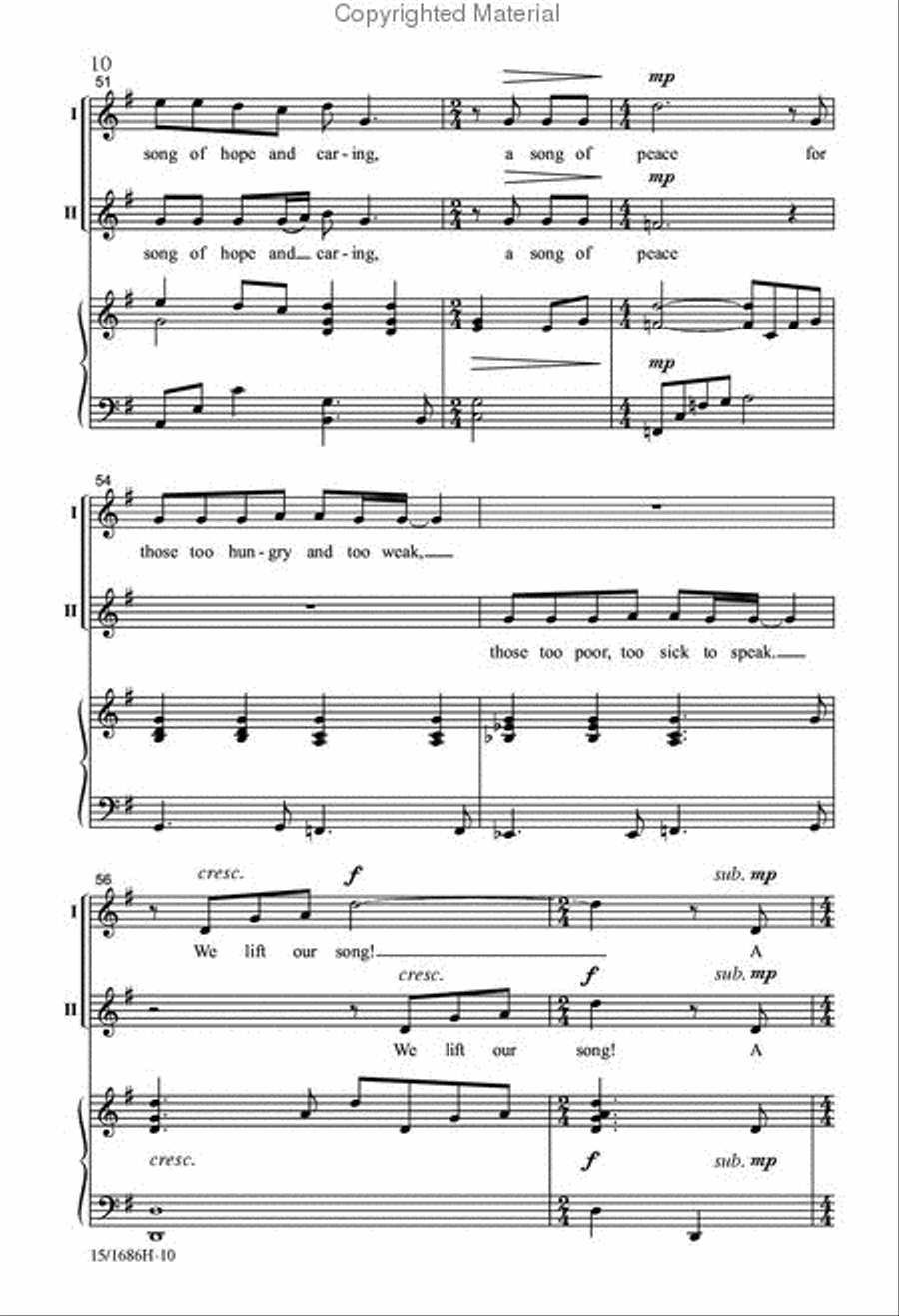 We Sing for the Children We Sing for the Children 3-Part scores gallery preview page 10