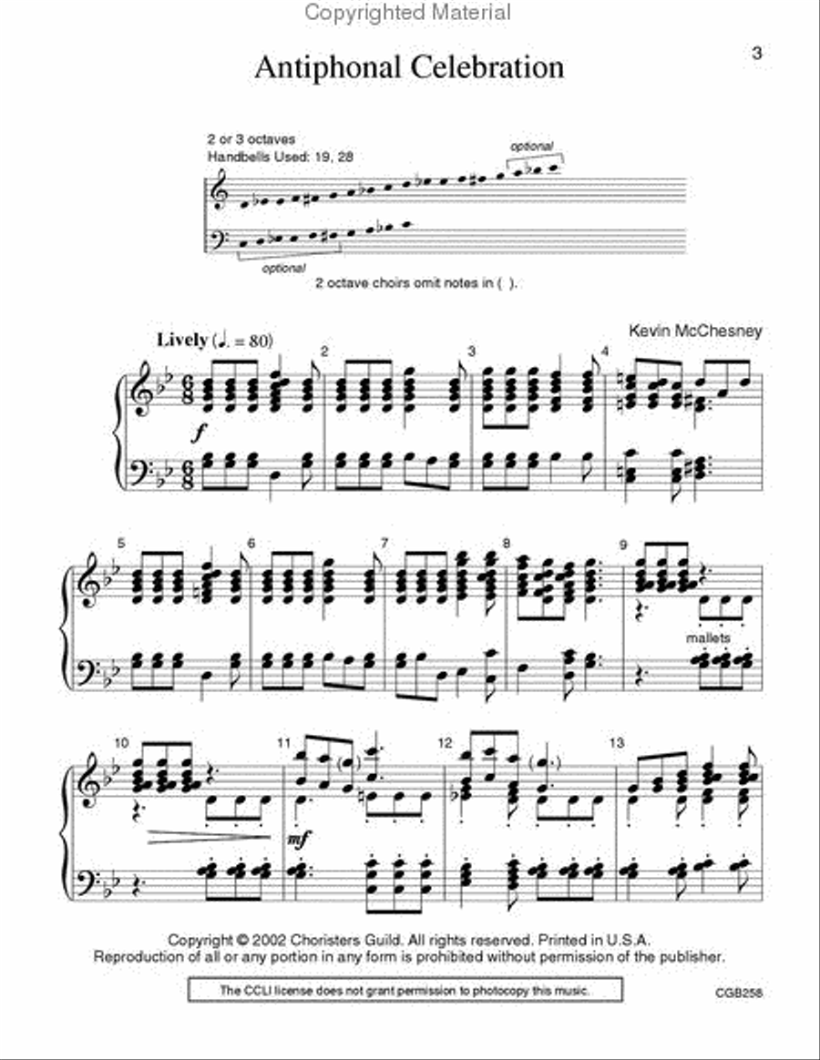 Antiphonal Celebration 3-Octaves scores gallery preview page 2