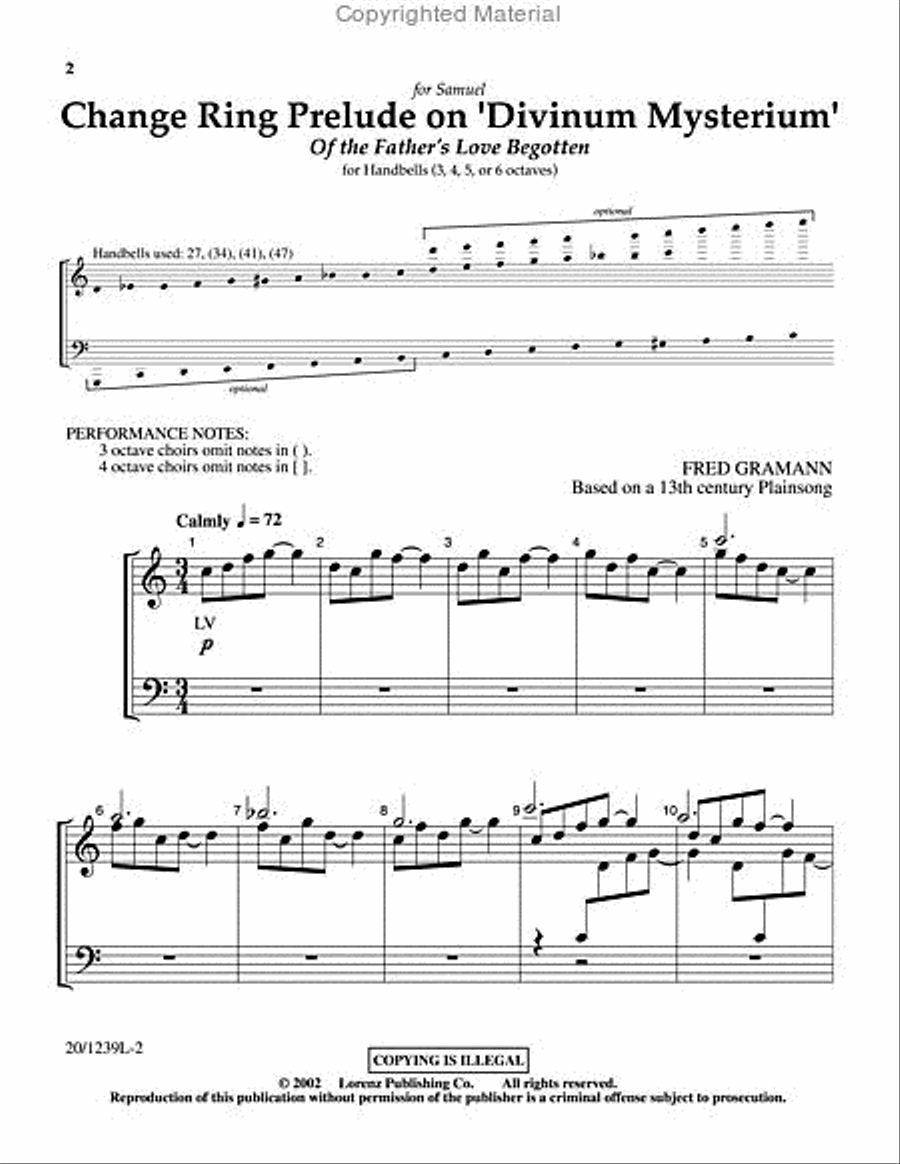 Change Ring Prelude on 