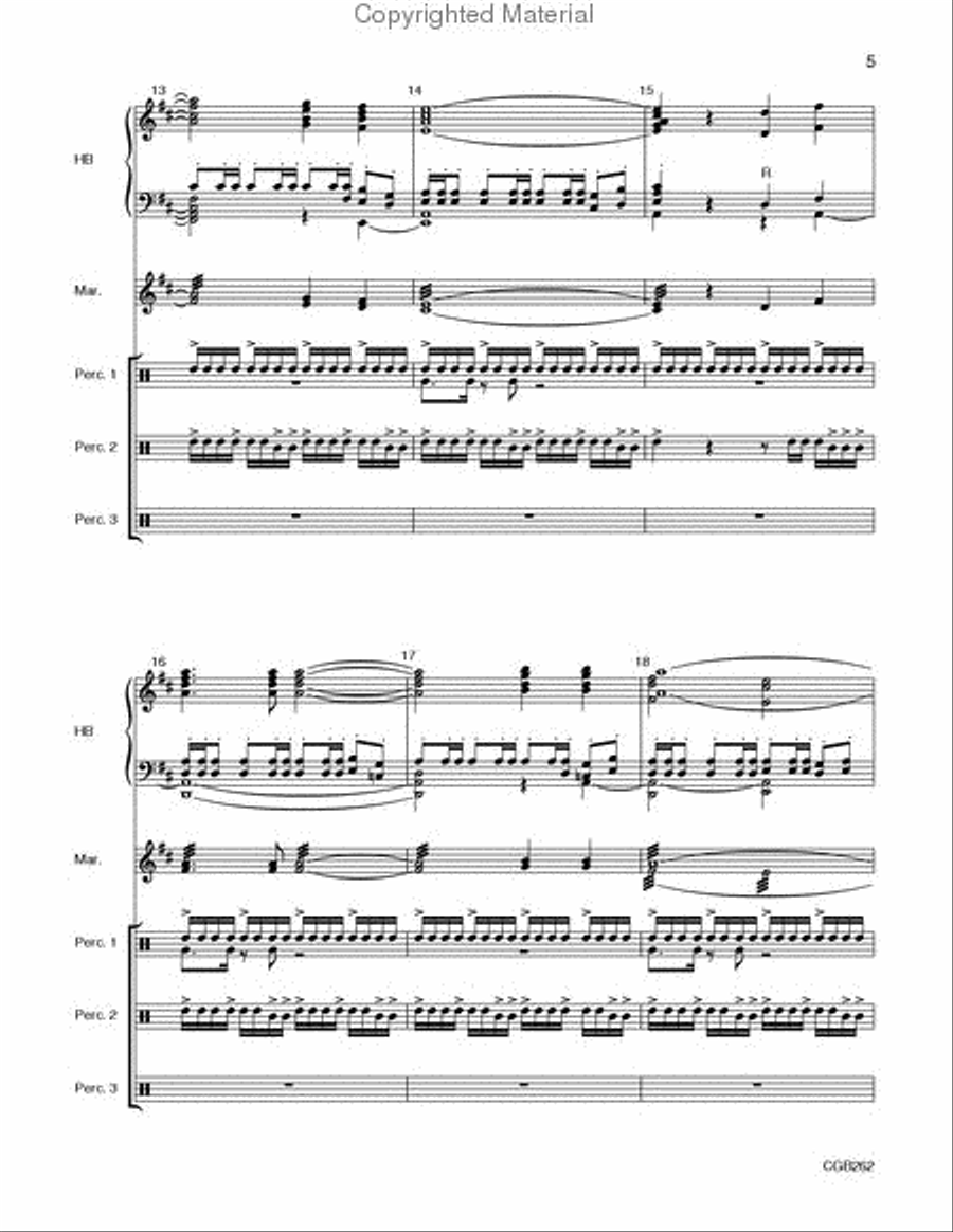 Come By Here (Kum Ba Yah) - Full Score 5-Octaves scores gallery preview page 4