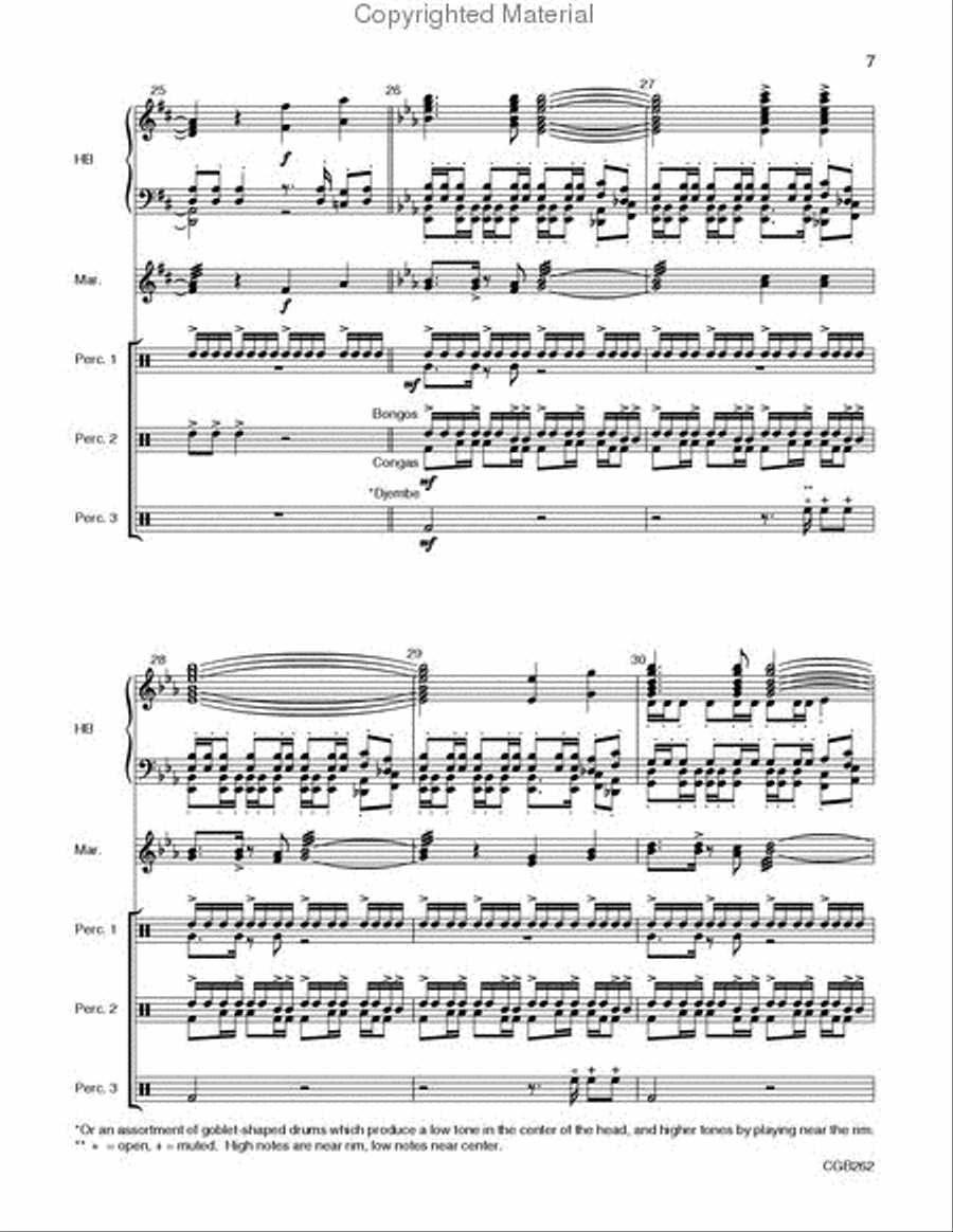 Come By Here (Kum Ba Yah) - Full Score 5-Octaves scores gallery preview page 6