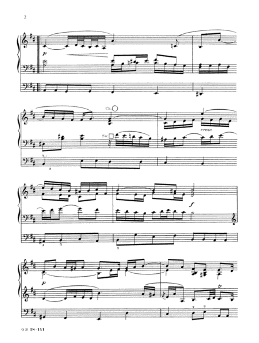 Bach Made Practical for Church Organists Organ Solo scores gallery preview page 3