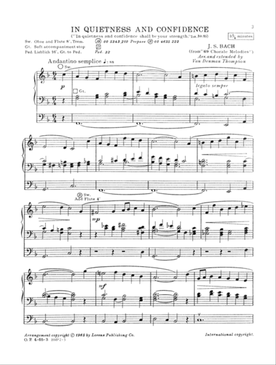 Bach Made Practical for Church Organists, Vol. 2 Organ Solo scores gallery preview page 2