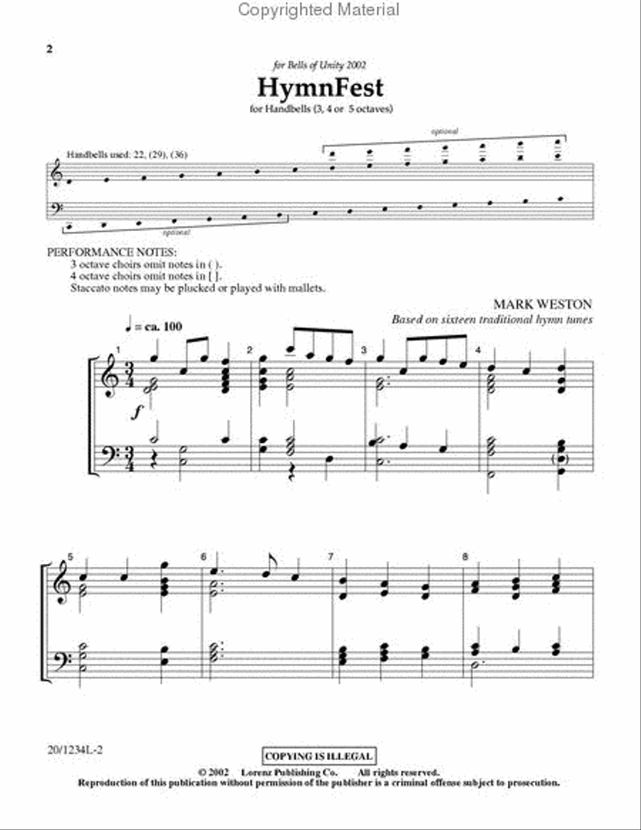 Hymnfest Hymnfest 5-Octaves scores gallery preview page 2