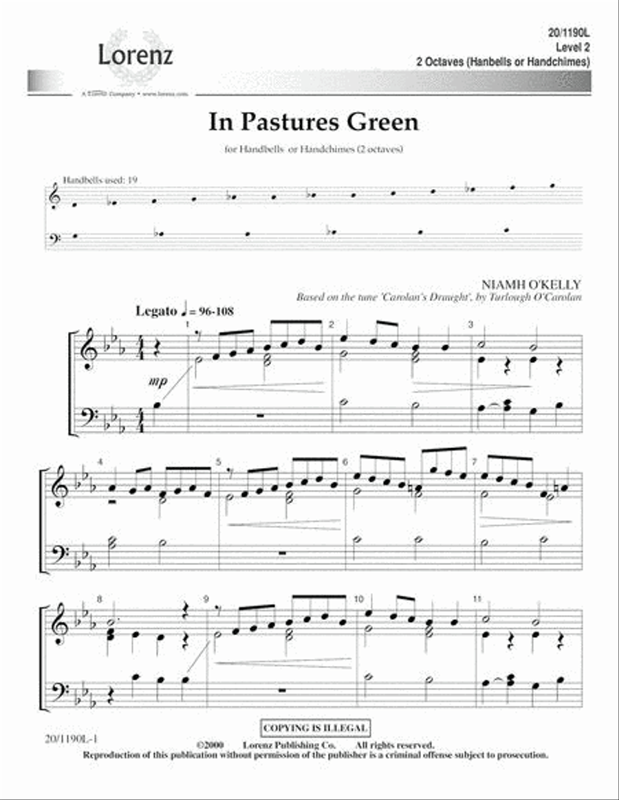 In Pastures Green 2-Octaves scores gallery preview page 1