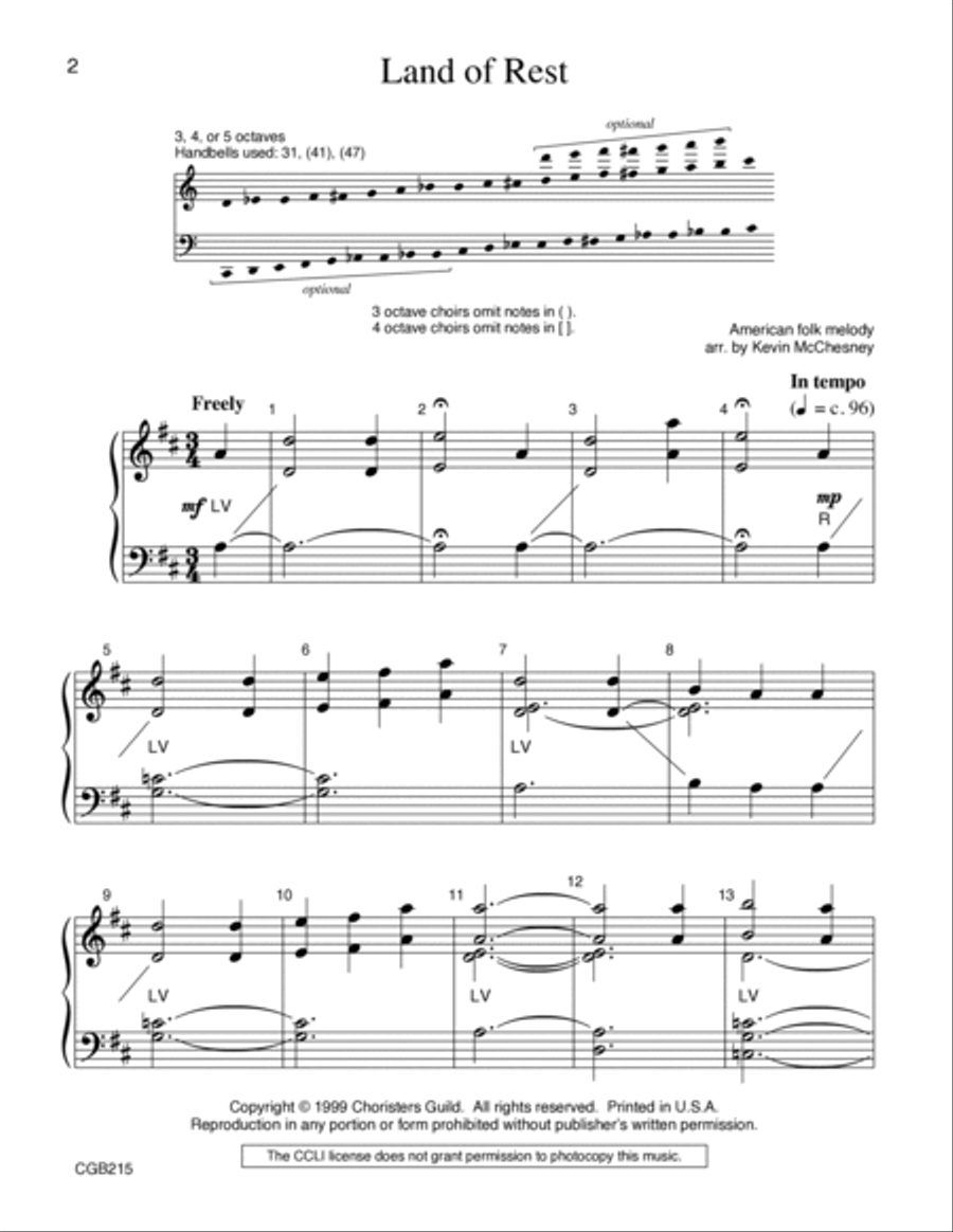 Land of Rest 5-Octaves scores gallery preview page 2