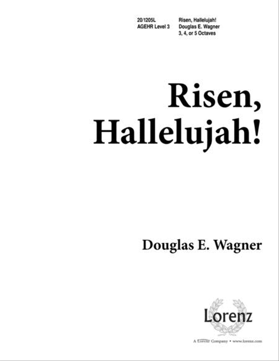 Risen Hallelujah Risen Hallelujah 5-Octaves scores gallery preview page 1